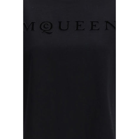 Alexander McQueen Black Cotton T-Shirt Alexander McQueen