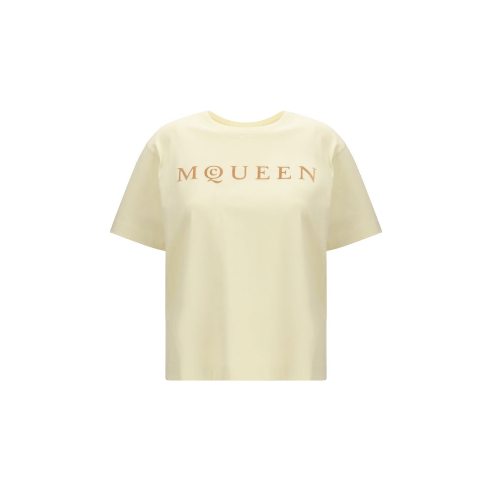 Alexander McQueen Bicolor Cotton T-Shirt Alexander McQueen