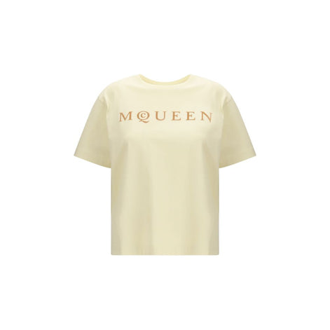 Alexander McQueen Bicolor Cotton T-Shirt Alexander McQueen