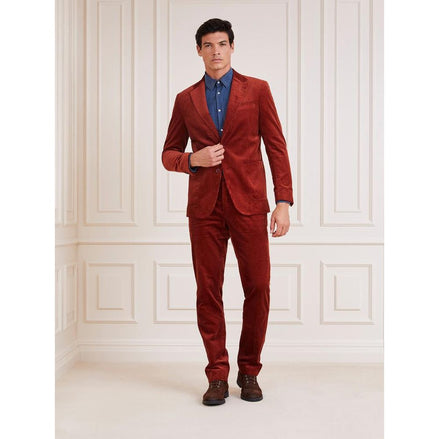 Pantalon décontracté en coton marron Guess