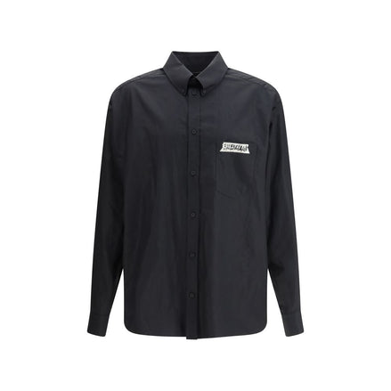 Balenciaga Black Cotton Shirt Balenciaga