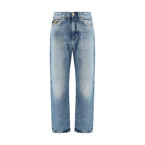 Versace Light Blue Cotton Jeans Denim Versace