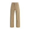 Jacquemus Beige Cotton Straight-Leg Jeans Jacquemus