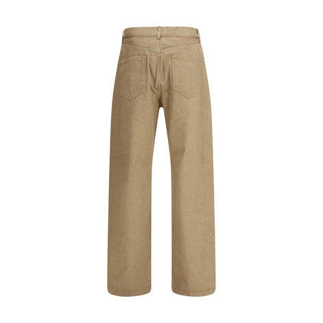 Jacquemus Beige Cotton Straight-Leg Jeans Jacquemus