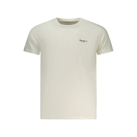Pepe Jeans Bianco Cotton Men's T-Shirt Pepe Jeans