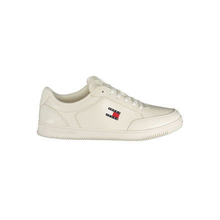 Tommy Hilfiger Herren-Sneaker aus weißem Polyurethan