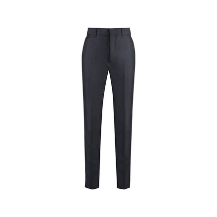Prada Blue Mohair Dress Pants Prada