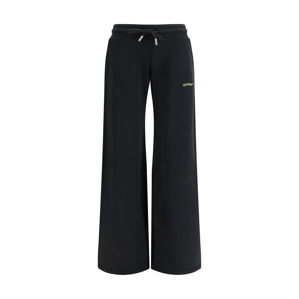 Pantalon décontracté en coton noir Off-White