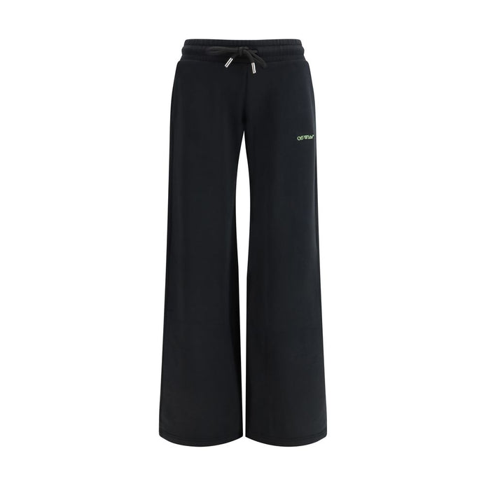 Pantalon décontracté en coton noir Off-White