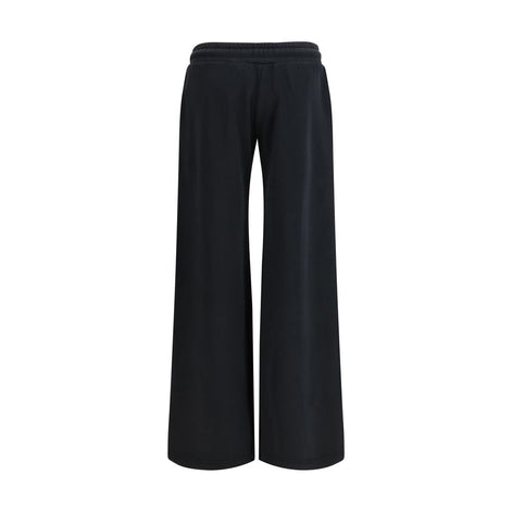Pantalon décontracté en coton noir Off-White