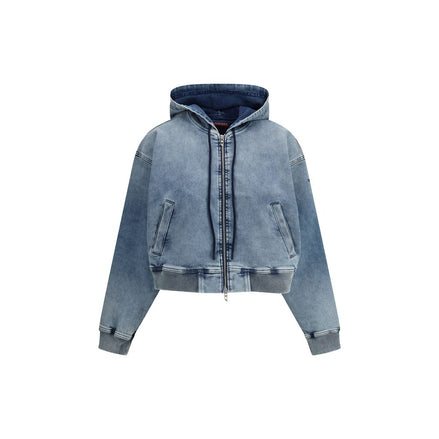 Diesel Blue Cotton Denim Jacket Diesel