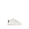 Baskets basses PINKO Bos Taurus en cuir de veau blanc