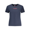 T-shirt Tommy Hilfiger bleu en coton pour femme