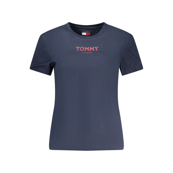 T-shirt Tommy Hilfiger bleu en coton pour femme