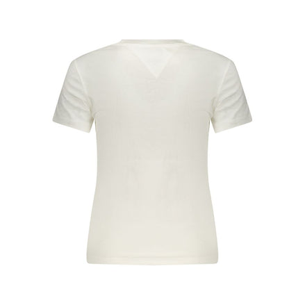 Tommy Hilfiger Bianco Cotton Women T-Shirt