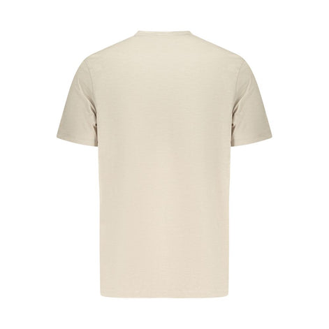 Hugo Boss Beige Cotton Men T-Shirt
