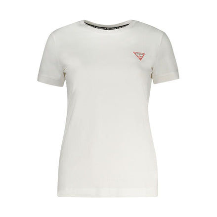 Guess Jeans Bianco Cotton Women T-Shirt Guess Jeans