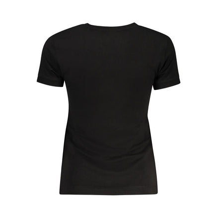 Guess Jeans Black Organic Cotton Women T-Shirt Guess Jeans