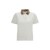 Polo Burberry en coton blanc