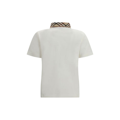 Polo Burberry en coton blanc