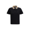 Polo Burberry en coton noir
