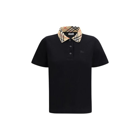 Polo Burberry en coton noir