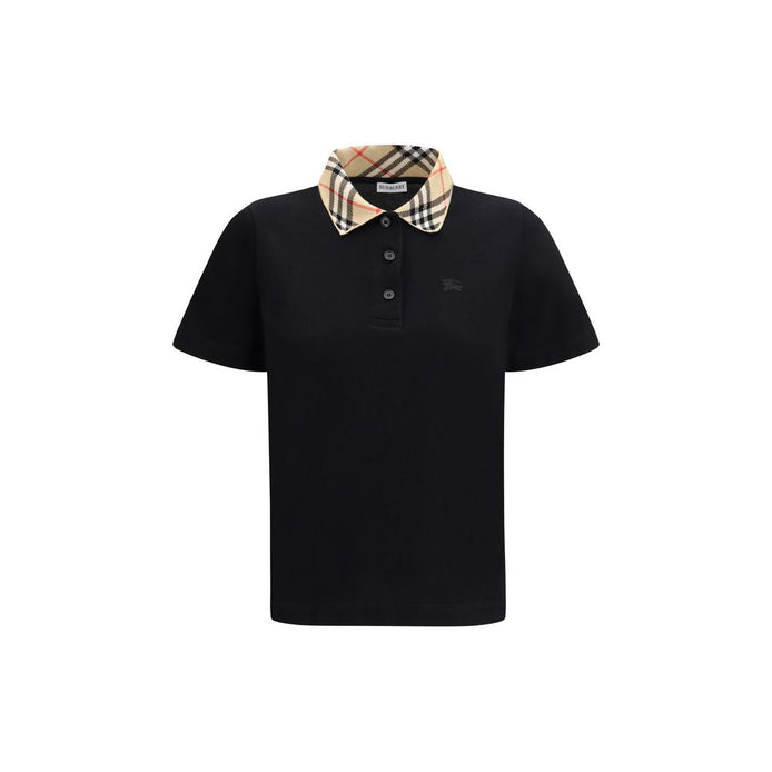 Polo Burberry en coton noir