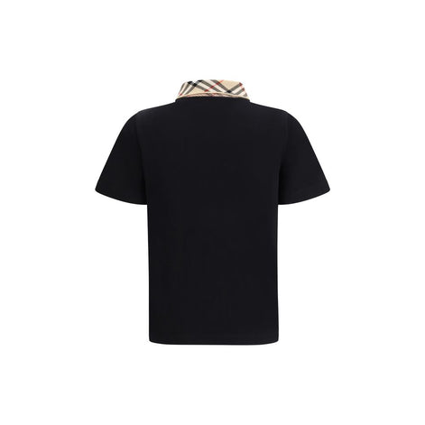 Polo Burberry en coton noir