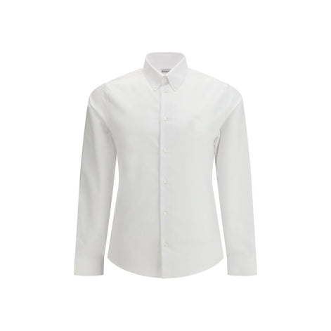 Burberry White Cotton Dress Shirt