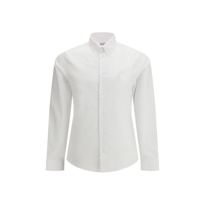 Burberry White Cotton Dress Shirt
