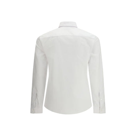 Burberry White Cotton Dress Shirt