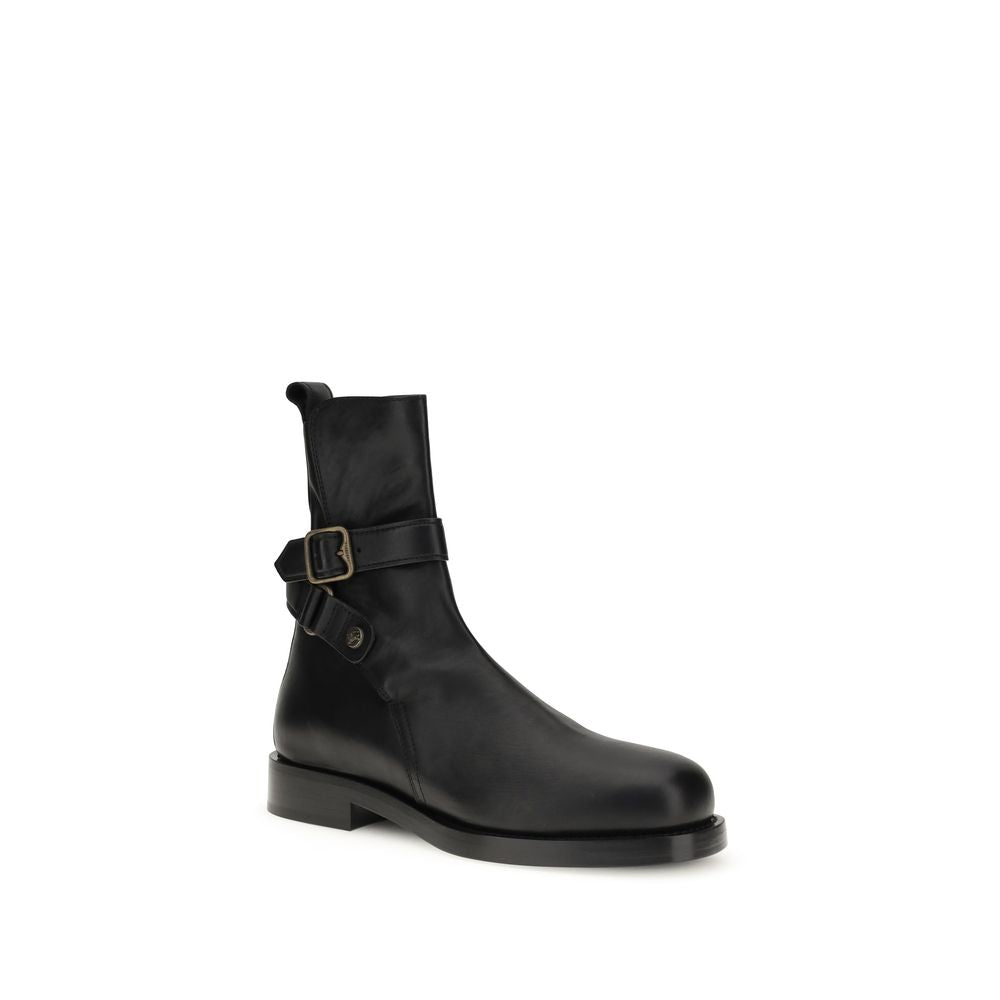 Bottines Burberry Bos Taurus en cuir de veau noir