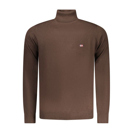 Norvège 1963 Marrone Poliammide Pull Homme