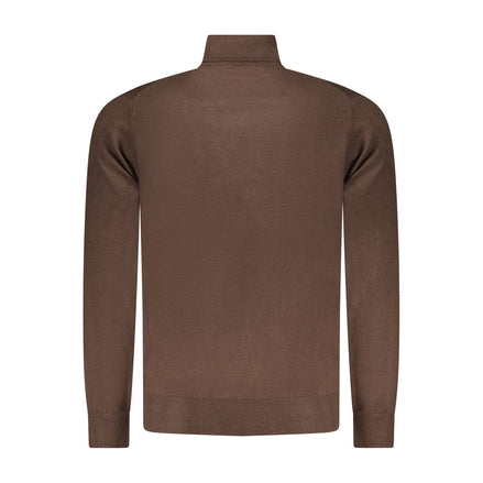 Norvège 1963 Marrone Poliammide Pull Homme