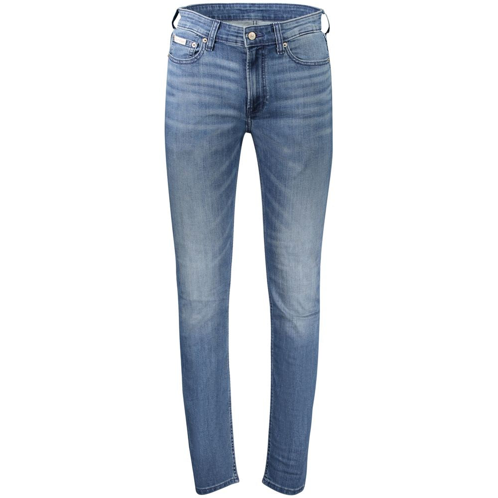 Jean slim-taper en coton bleu Calvin Klein pour homme