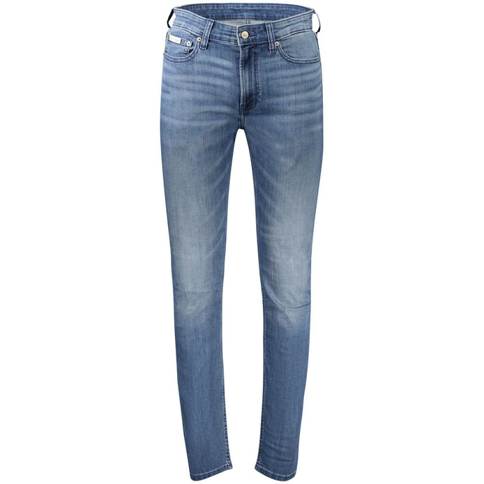 Jean slim-taper en coton bleu Calvin Klein pour homme