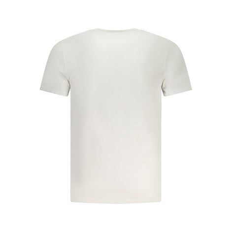 Guess Jeans White Cotton Men T-Shirt