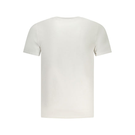 Guess Jeans White Cotton Men T-Shirt