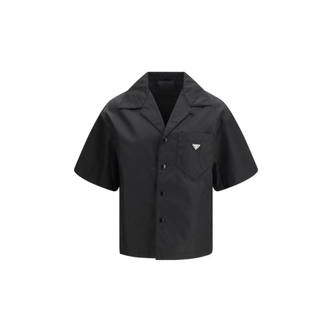 Prada Black Recycled Polyamide Shortsleeve Shirt
