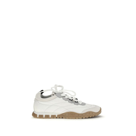 Baskets de sport blanches en polyamide Miu Miu