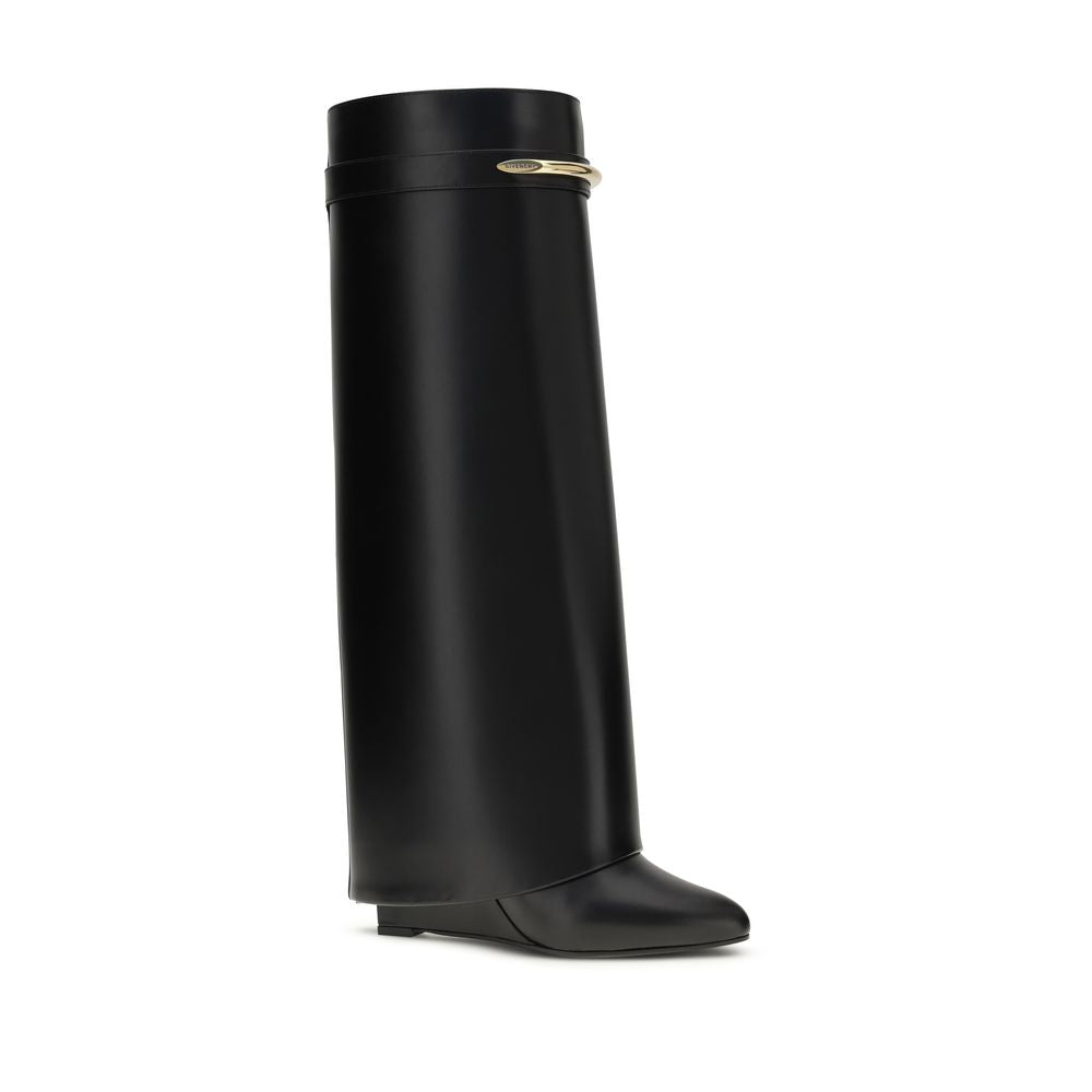 Givenchy Black Calf Leather Bos Taurus Boots Givenchy