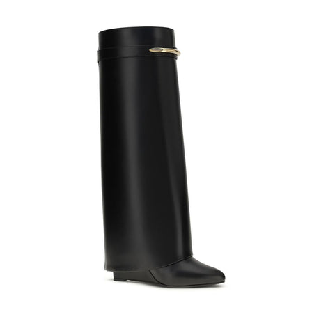 Givenchy Black Calf Leather Bos Taurus Boots Givenchy