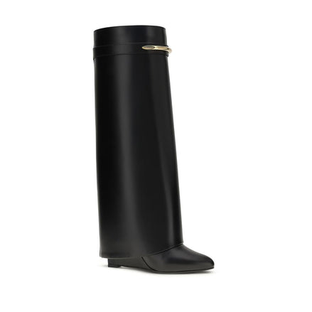 Givenchy Black Calf Leather Bos Taurus Boots Givenchy