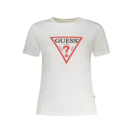 Guess Jeans White Organic Cotton Women T-Shirt Guess Jeans