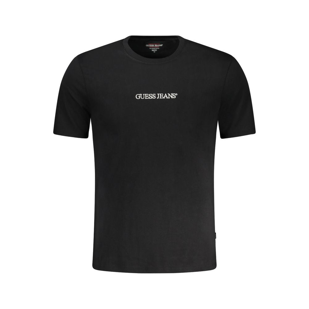Guess Jeans Black Cotton Men T-Shirt Guess Jeans