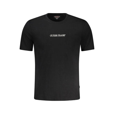 Guess Jeans Black Cotton Men T-Shirt Guess Jeans