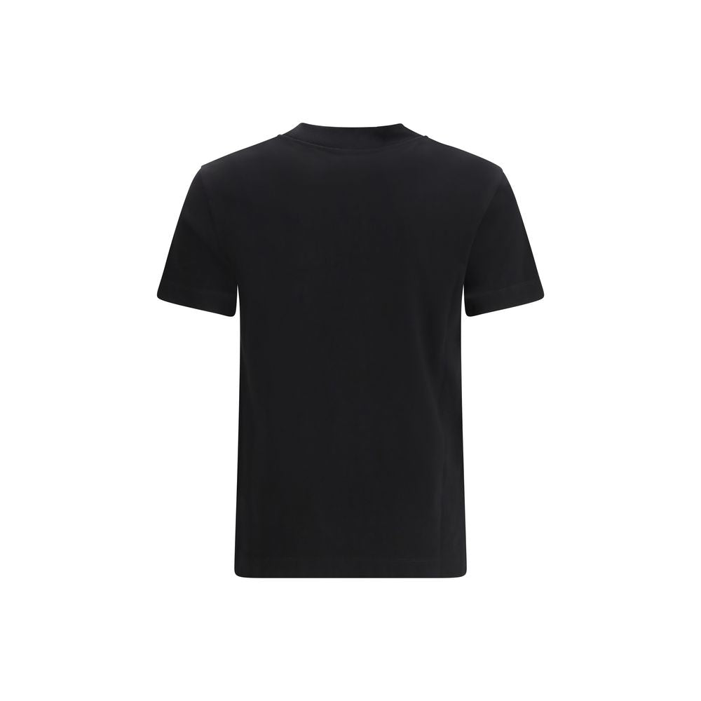 PINKO Black Cotton T-Shirt PINKO