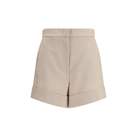 Max Mara Bicolor Fleece Wool Short And Mini Shorts
