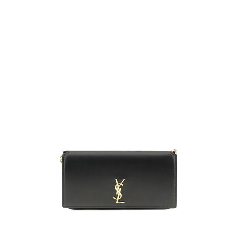 Saint Laurent Black Calf Leather Bos Taurus Shoulder Bag