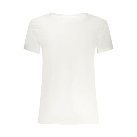 Guess Jeans White Cotton Men's V-Neck T-Shirt Guess Jeans